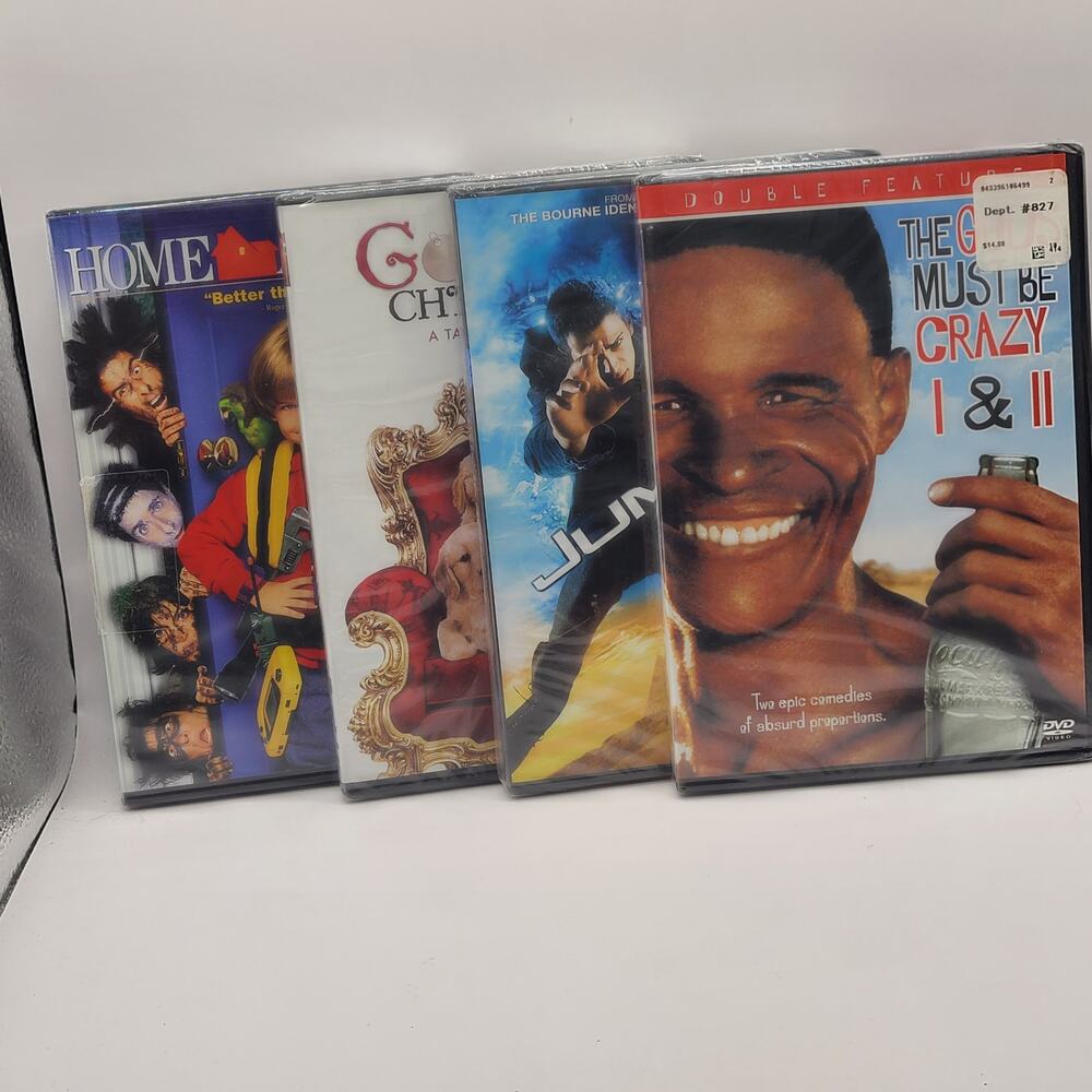 4 new dvd's Factory sealed and the sticker